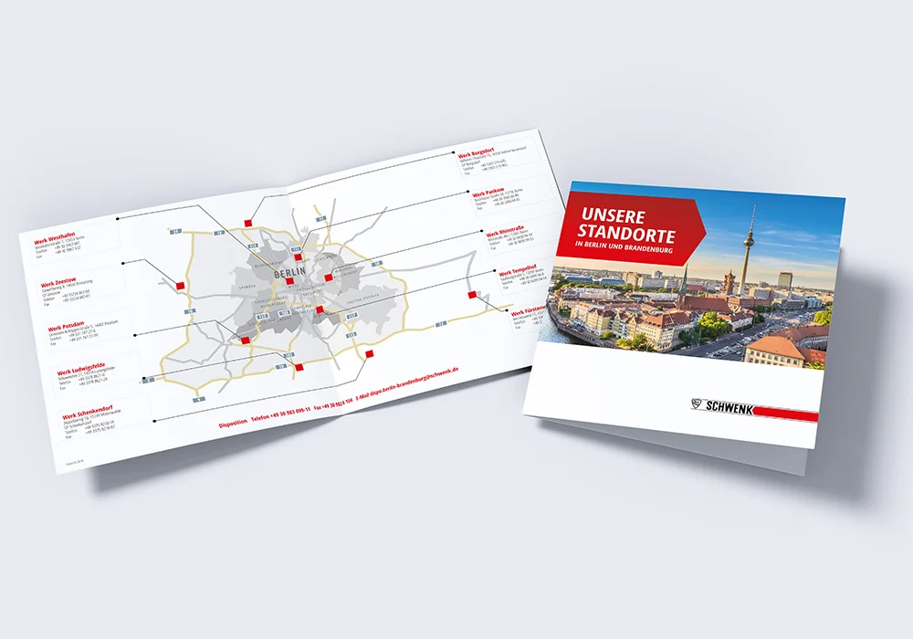 Aufmacher – Corporate Design für Schwenk in Rostock