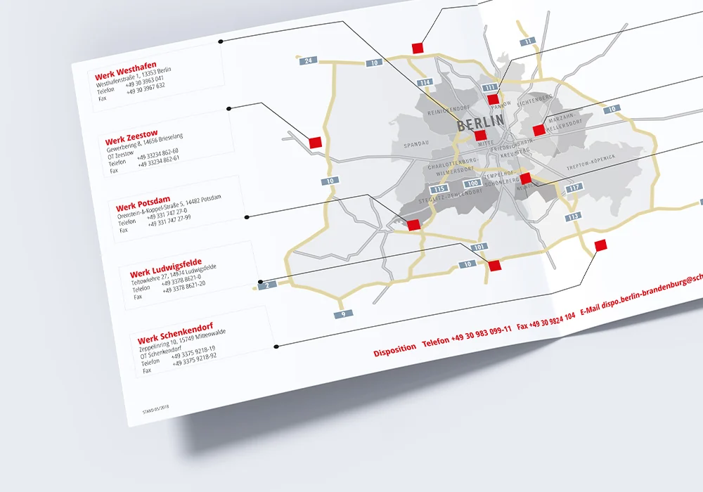 Textstrecke – Corporate Design für Schwenk in Rostock