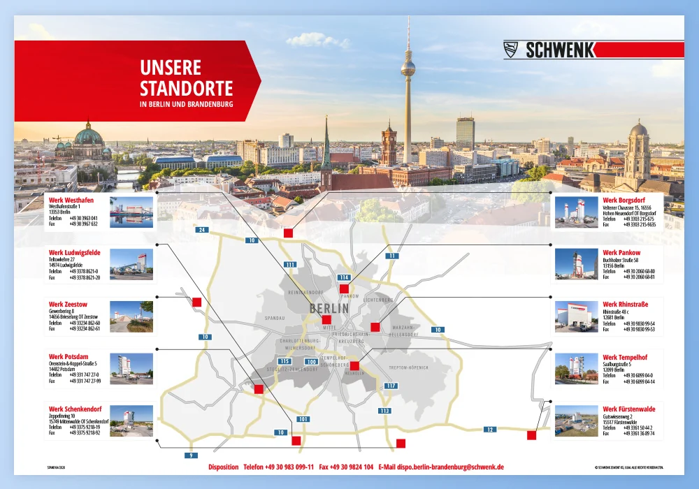 Infografik – Layout für Schwenk in Rostock