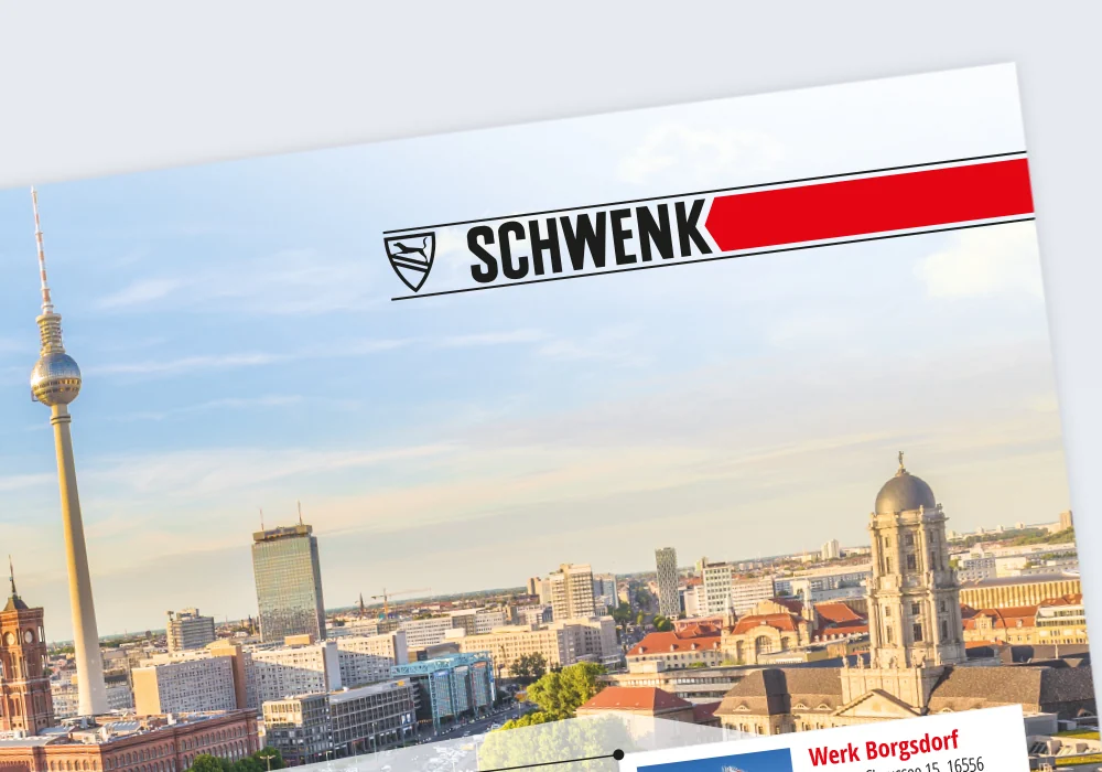 Rückseite – Corporate Design für Schwenk in Rostock