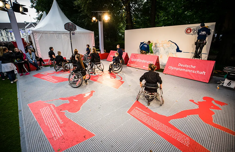 Deutsche Behindertensportjugend – Messebau für Sparkasse MBS in Berlin