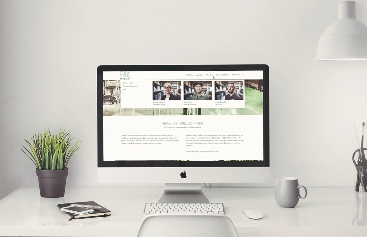 Website und Mietshop von furn4rent – Webdesign aus Potsdam