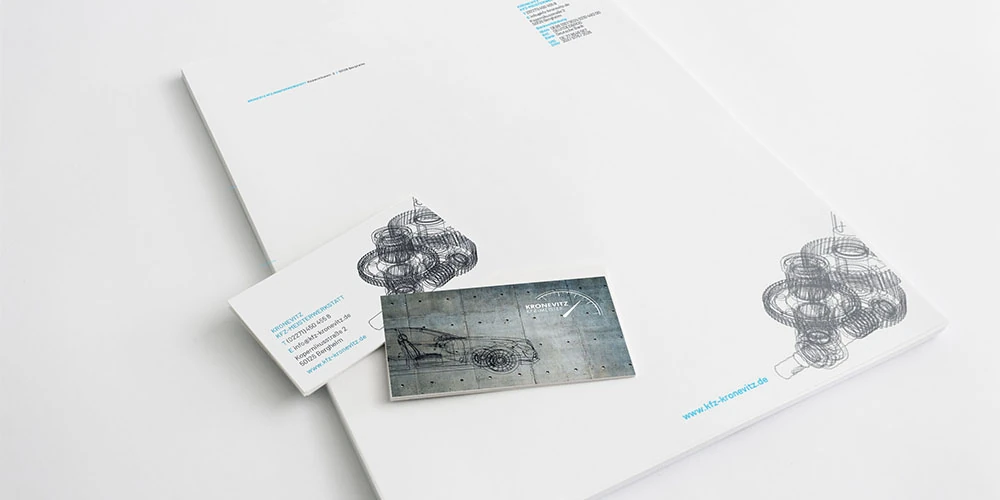 Corporate Design für KFZ Kronevitz