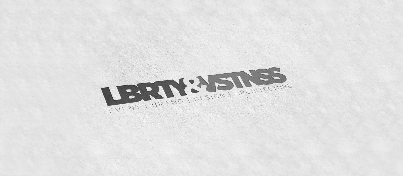 Logo LBRTY&VSTNSS – Event, Brand, Design, Architecture