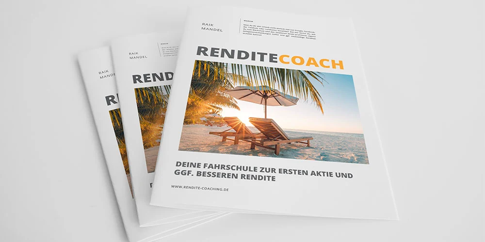 Broschüre RENDITECOACH von Raik Mandel – Printgestaltung von brandhands