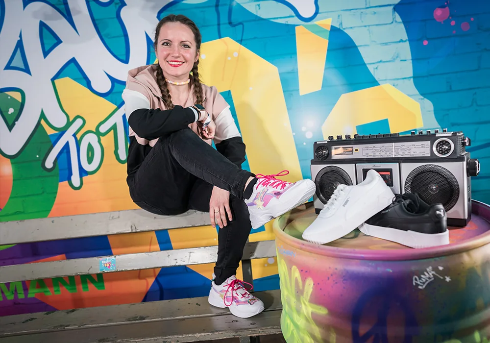 Aufbau vor Ort – Werbetechnik für PUMA × Deichmann in Berlin