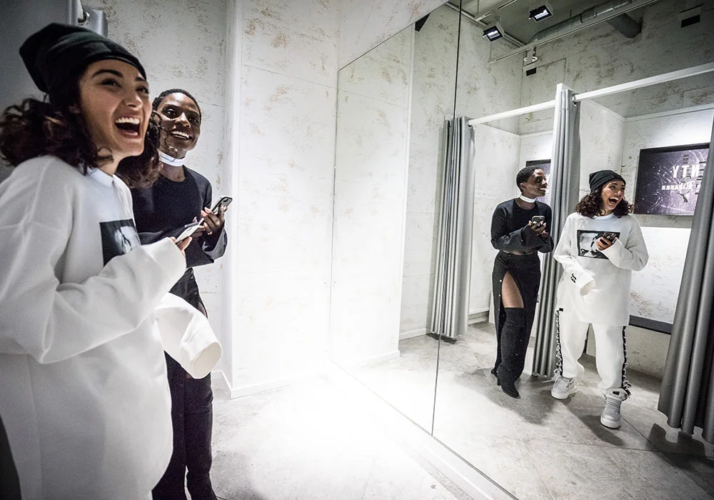 Kollektion im Fokus – Werbetechnik für PUMA Fenty in Berlin