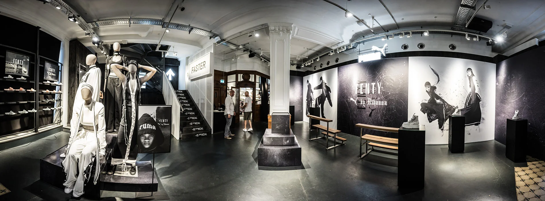 Store Branding im Puma Flagshipstore Berlin – Launch der Fenty x Rihanna Kollektion