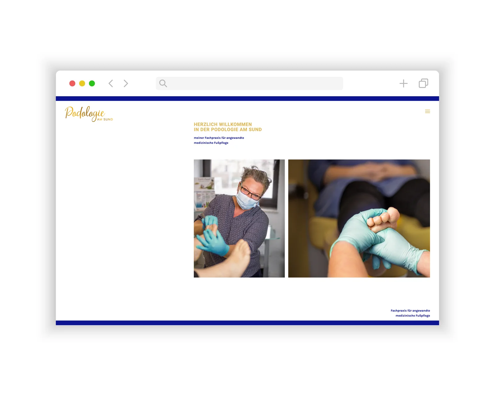 Startseite – Website für die Podologie am Sund in Stralsund