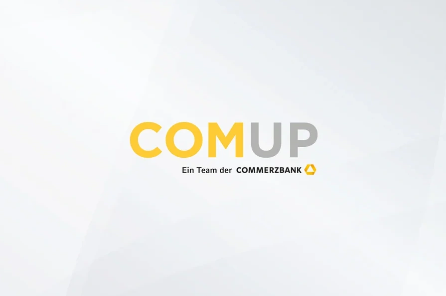Logo COMUP – ein Team der Commerzbank